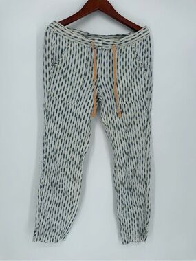 💙 J.CREW IKAT PRINT DRAWSTRING PANTS — SIZE 2
